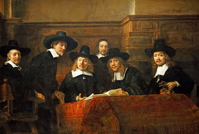 the Syndics by Rembrandt.