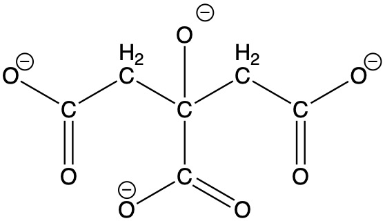 citrate ion